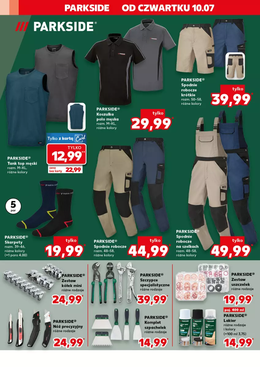Gazetka promocyjna Kaufland - Kaufland - ważna 10.07 do 16.07.2025 - strona 4 - produkty: Lakier, Parkside, Spodnie, Szczypce, Top