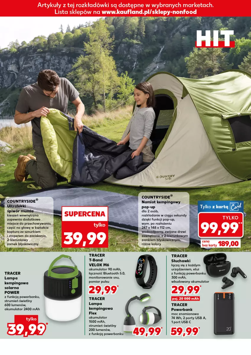 Gazetka promocyjna Kaufland - Kaufland - ważna 10.07 do 16.07.2025 - strona 6 - produkty: Acer, Akumulator, Drzwi, Drzwi zewnętrzne, Lampa, Monitor, Namiot, Por, Powerbank, Rum, Słuchawki, Top