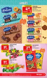 Gazetka promocyjna PoloMarket - Gazetka pomocyjna - Gazetka - ważna od 25.07 do 25.07.2023 - strona 39 - produkty: Ciastka, Krakus, Cukier, Herbatniki, Galaretki, Rurki, Cukierki, Gala, Krakuski, Fa
