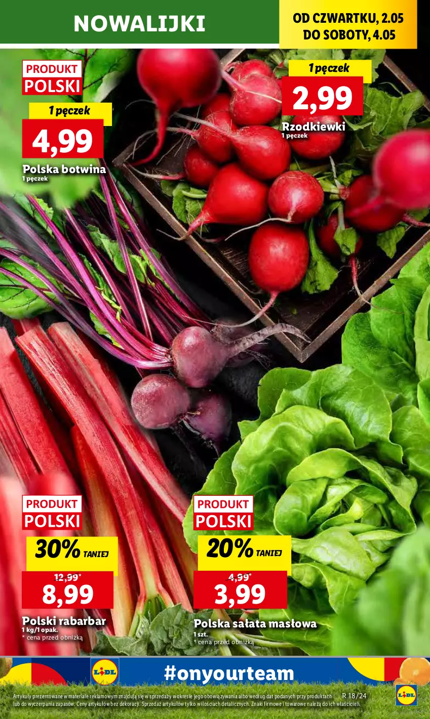 Gazetka promocyjna Lidl - GAZETKA - ważna 02.05 do 04.05.2024 - strona 19 - produkty: Masło, Sałat, Sałata masłowa