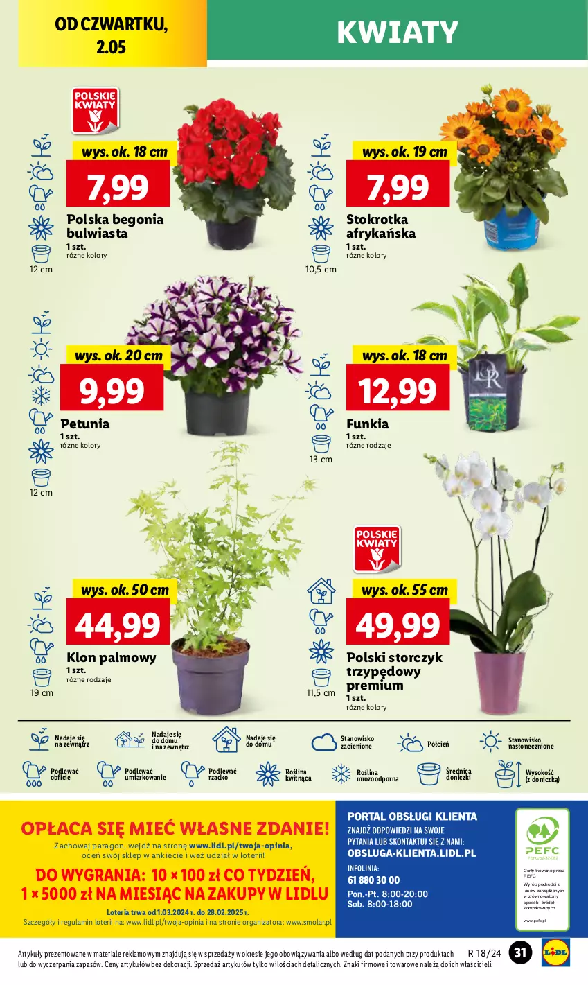 Gazetka promocyjna Lidl - GAZETKA - ważna 02.05 do 04.05.2024 - strona 48 - produkty: Cień, Gra, Mola, O nas, Por, Sok, Storczyk