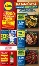 Gazetka promocyjna Lidl - GAZETKA - Gazetka - ważna od 04.05 do 04.05.2024 - strona 1 - produkty: Mozzarella, Piwo, Ser, Gra, PIKOK, Pilos, Grill, Kiełbasa, Kiełbasa śląska