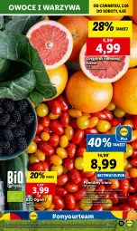 Gazetka promocyjna Lidl - GAZETKA - Gazetka - ważna od 04.05 do 04.05.2024 - strona 15 - produkty: Warzywa, Owoce, Olej, Pomidory, Grejpfrut