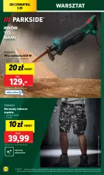 Gazetka promocyjna Lidl - GAZETKA - Gazetka - ważna od 04.05 do 04.05.2024 - strona 46 - produkty: Parkside, Bermudy, Walizka