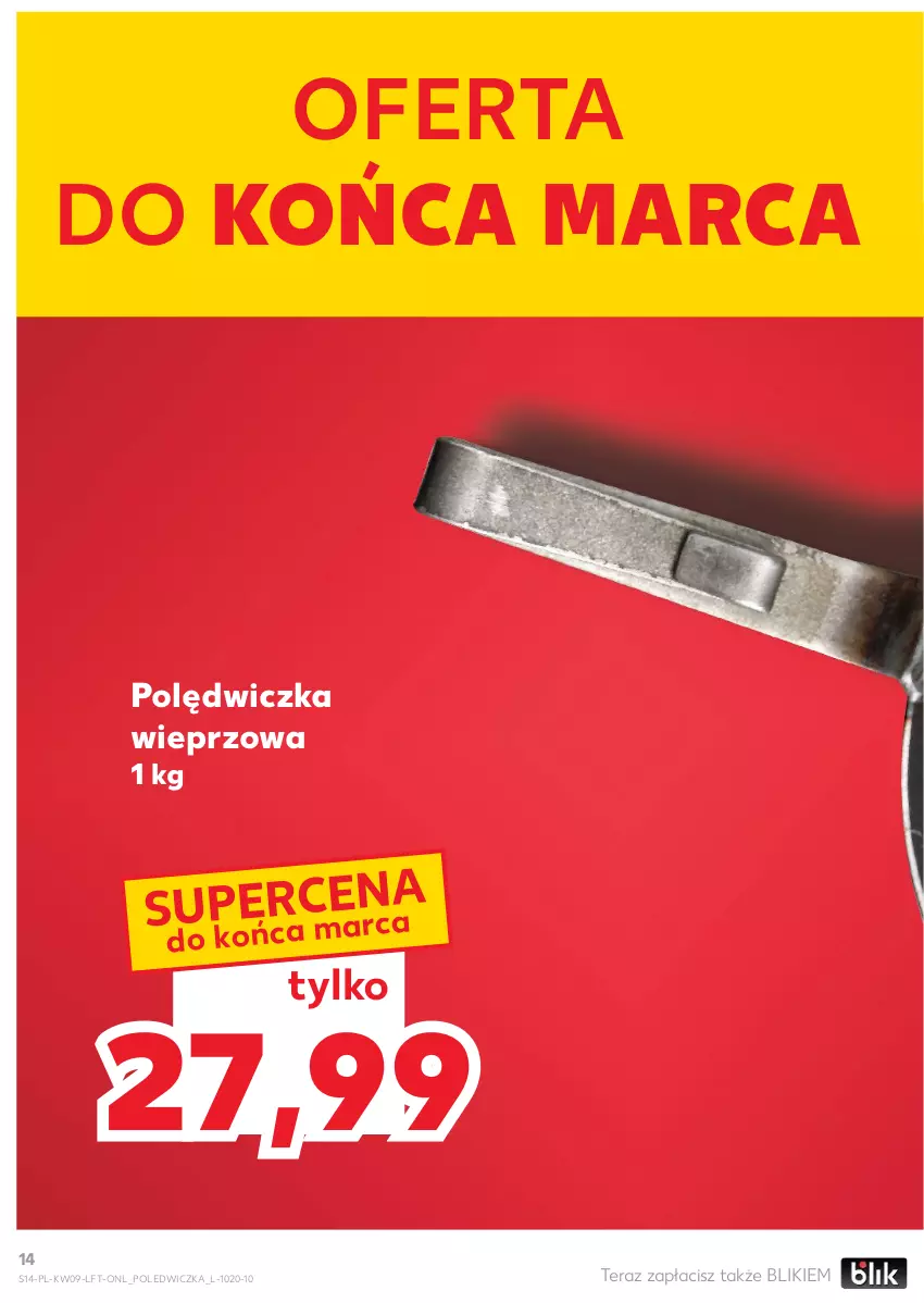 Gazetka promocyjna Kaufland - Gazetka tygodnia - ważna 27.02 do 05.03.2025 - strona 14 - produkty: Polędwiczka wieprzowa, Tera