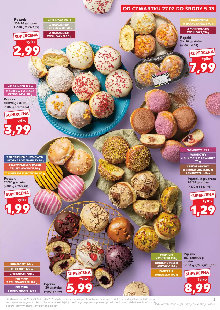 Gazetka promocyjna Kaufland - Gazetka tygodnia - ważna 27.02 do 05.03.2025 - strona 3 - produkty: Borówka, Fa, Fanta, Kinder, Kokos, Likier, Mola, Pączek