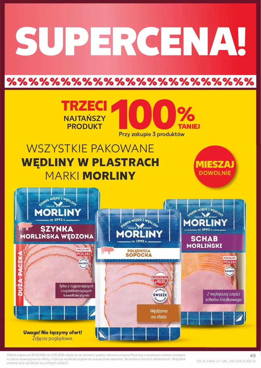 Gazetka promocyjna Kaufland - Gazetka tygodnia - ważna 27.02 do 05.03.2025 - strona 45 - produkty: Morliny, Waga