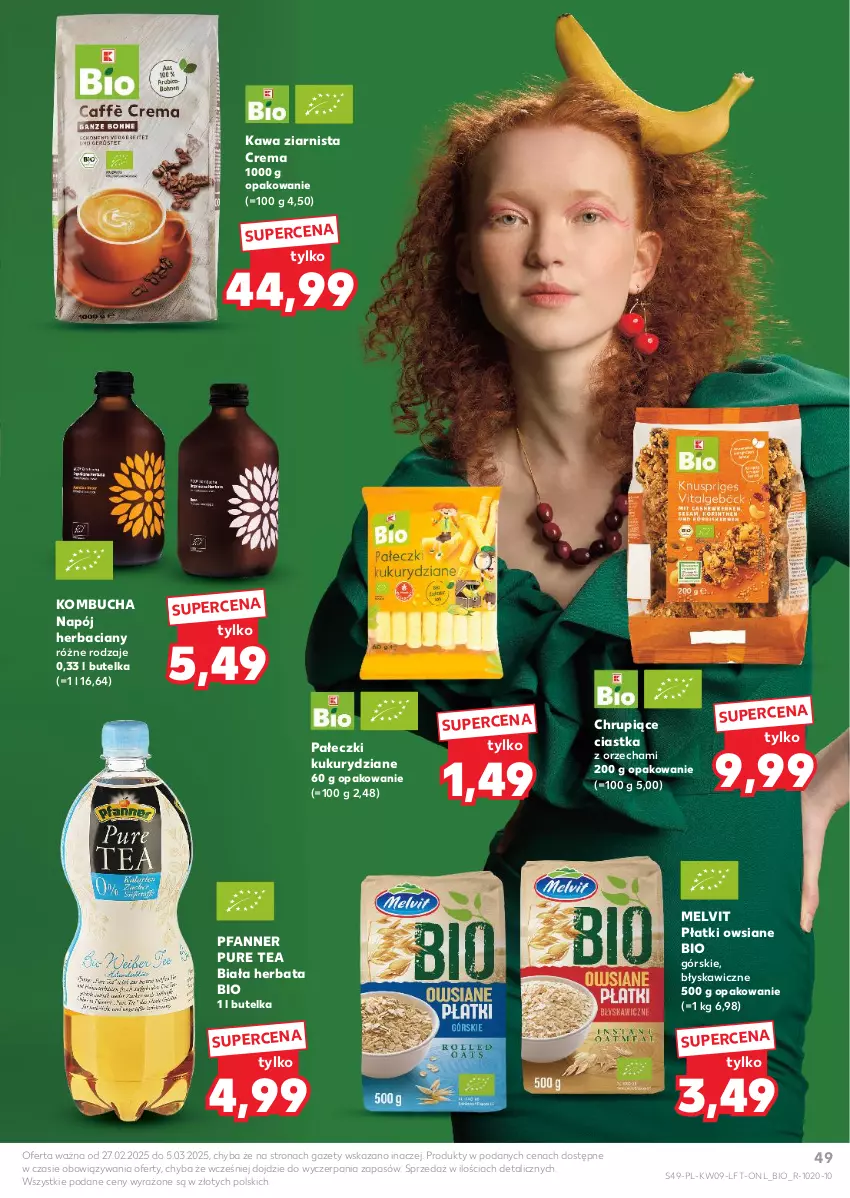 Gazetka promocyjna Kaufland - Gazetka tygodnia - ważna 27.02 do 05.03.2025 - strona 49 - produkty: Ciastka, Fa, Herbata, Kawa, Kawa ziarnista, Melvit, Napój, Płatki owsiane, Pur