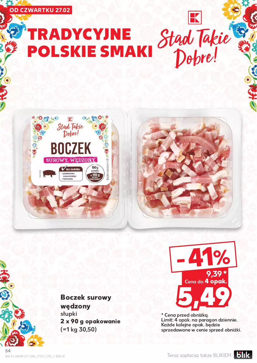 Gazetka promocyjna Kaufland - Gazetka tygodnia - ważna 27.02 do 05.03.2025 - strona 54 - produkty: Boczek, Olej, Tera