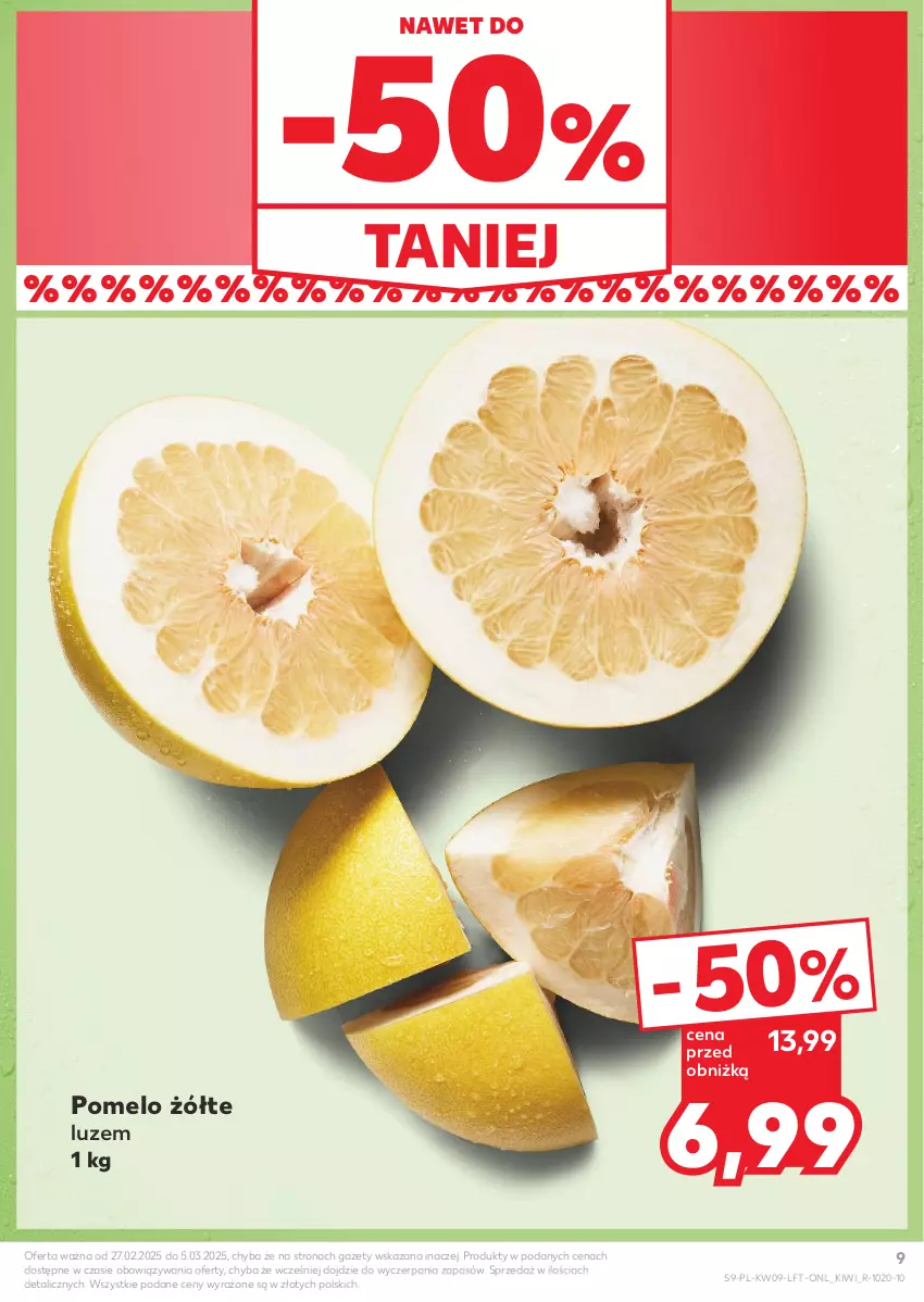 Gazetka promocyjna Kaufland - Gazetka tygodnia - ważna 27.02 do 05.03.2025 - strona 9 - produkty: Kiwi, Pomelo