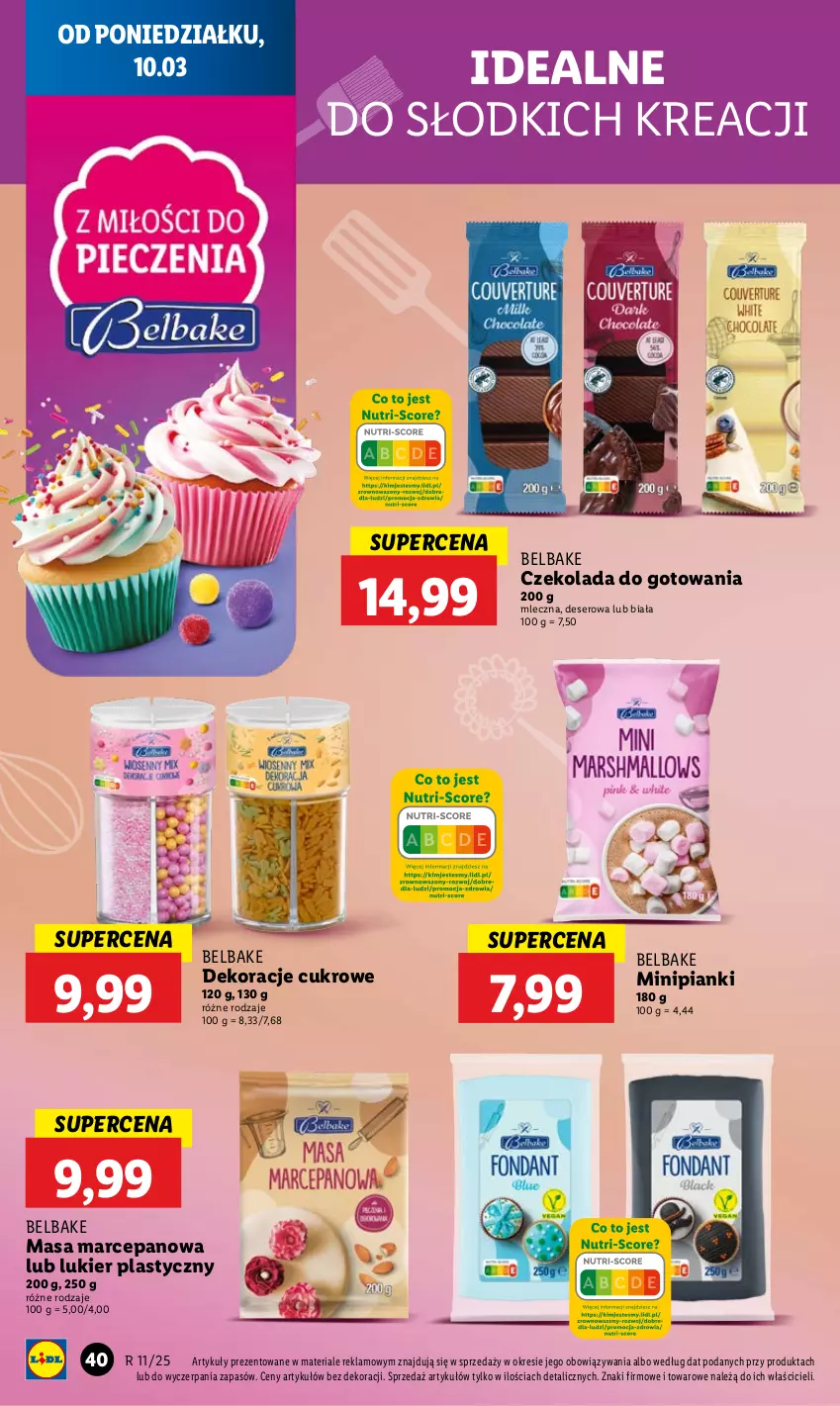 Gazetka promocyjna Lidl - GAZETKA - ważna 10.03 do 12.03.2025 - strona 46 - produkty: Czekolada, Deser, Ser