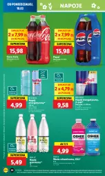 Gazetka promocyjna Lidl - GAZETKA - Gazetka - ważna od 12.03 do 12.03.2025 - strona 38 - produkty: Napój energetyczny, Red Bull, Coca-Cola, Napoje, Pepsi, Napój gazowany, Oshee, Woda, Napój, Magnez