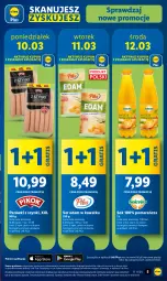 Gazetka promocyjna Lidl - GAZETKA - Gazetka - ważna od 12.03 do 12.03.2025 - strona 5 - produkty: Sok, Ser, Gra, Parówki, Parówki z szynki, Kawa, Edam
