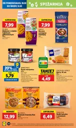 Gazetka promocyjna Lidl - GAZETKA - Gazetka - ważna od 12.03 do 12.03.2025 - strona 50 - produkty: Makaron, Krakus, Ser, Gra, Pasta warzywna, Sezam, Rurki, Gofry, Olma, Granola, Fa