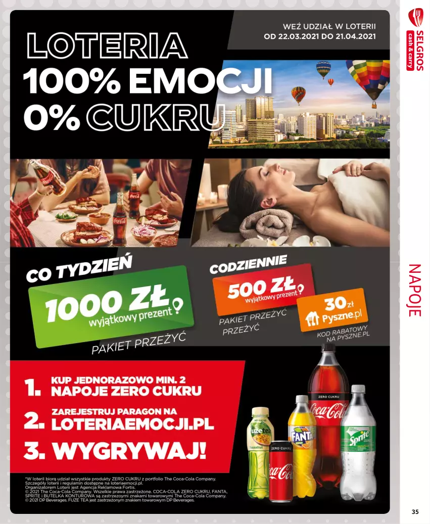 Gazetka promocyjna Selgros - Extra Oferta - ważna 01.03 do 31.03.2021 - strona 35 - produkty: Napoje