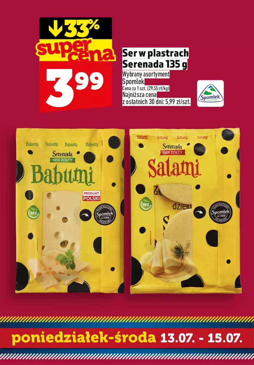 Gazetka promocyjna Topaz - Gazetka - ważna 13.07 do 15.07.2026 - strona 2 - produkty: Babuni, Ser
