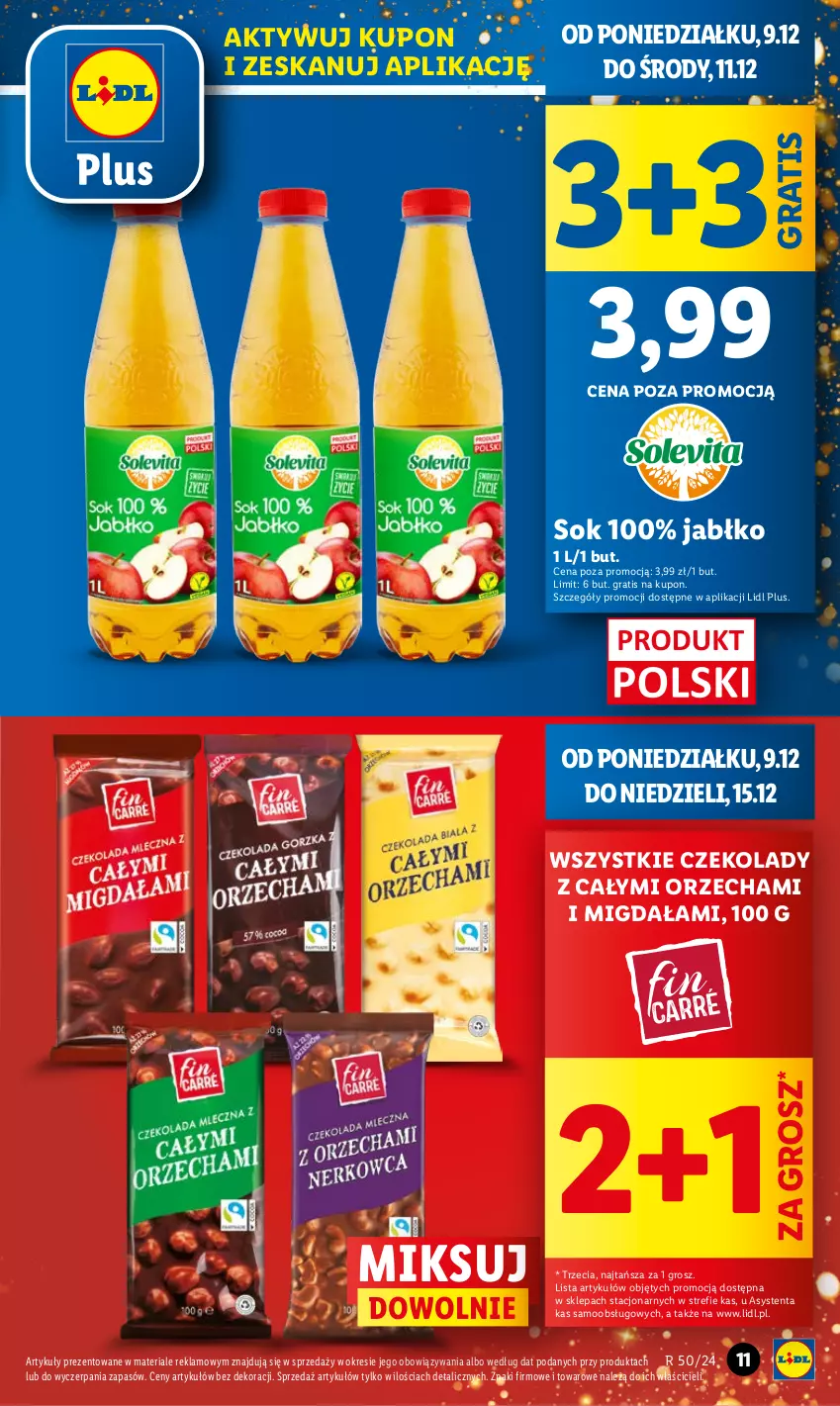 Gazetka promocyjna Lidl - GAZETKA - ważna 09.12 do 11.12.2024 - strona 11 - produkty: Gra, Sok