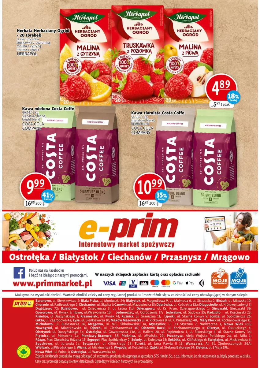 Gazetka promocyjna Prim Market - ważna 17.06 do 22.06.2022 - strona 16 - produkty: Fa, Herbaciany ogrod, Herbata, Ogród, Ser, Torebka