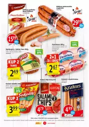 Gazetka promocyjna Prim Market - Gazetka - ważna od 22.06 do 22.06.2022 - strona 3 - produkty: Krakus, Parówki sokoliki, Sok, Gin, Salami, Sokołów, Pekpol, Parówki, Parówki z szynki, Hamburger, Pasztet, Kiełbasa podwawelska, Wawel, Burger, Kiełbasa