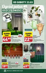 Gazetka promocyjna Aldi - Artykuły przemysłowe i tekstylia - Gazetka - ważna od 23.03 do 23.03.2024 - strona 8 - produkty: Reflektor LED, Silan, Lampa podłogowa, Reflektor, Lampa, Ogród