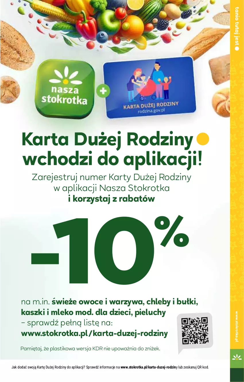 Gazetka promocyjna Stokrotka - Market Opole/Radom - ważna 05.12 do 11.12.2024 - strona 5 - produkty: Chleb, Dzieci, Mleko, Owoce, Pieluchy, Warzywa