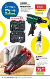 Gazetka promocyjna Lidl - KATALOG SKLEPU ONLINE - Gazetka - ważna od 28.02 do 28.02.2021 - strona 14 - produkty: Odkurzacz, Wiertarka, Tarka, Młot, Młotowiertarka, Pistolet, Szlifierka, Zestaw narzędzi, Klucz udarowy
