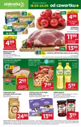 Gazetka promocyjna Stokrotka - Market - Gazetka - ważna od 24.09 do 24.09.2025 - strona 1 - produkty: Krakus, Warzywa, Gra, Kawa mielona, Kawa, Dżem, Szynka, Pizza, Mleczko, Farm Milk, Czekolada, Lavazza, Owoce, Masło, Olej, Pomidory, Mięso, Milka, Fa