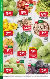 Gazetka promocyjna Stokrotka - Market - Gazetka - ważna od 24.09 do 24.09.2025 - strona 10 - produkty: Warzywa, Por, Sałata lodowa, Czosnek, Cytryny, Sałat, Winogrona, Owoce, Wino, Harnaś, Mięso, Kukurydza, Jabłka, Imbir