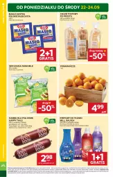 Gazetka promocyjna Stokrotka - Market - Gazetka - ważna od 24.09 do 24.09.2025 - strona 4 - produkty: Warzywa, Ser, Gra, Perfum, Mlekovita, Pomarańcze, Vita C, Farm Milk, Chleb tostowy, Owoce, Chleb, Gouda, Masło, Mięso, Mleko, Fa