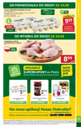 Gazetka promocyjna Stokrotka - Market - Gazetka - ważna od 24.09 do 24.09.2025 - strona 5 - produkty: Kurczak, Warzywa, Sok, Jaja, Owoce, Pomidory, Jaja z wolnego wybiegu, Mięso