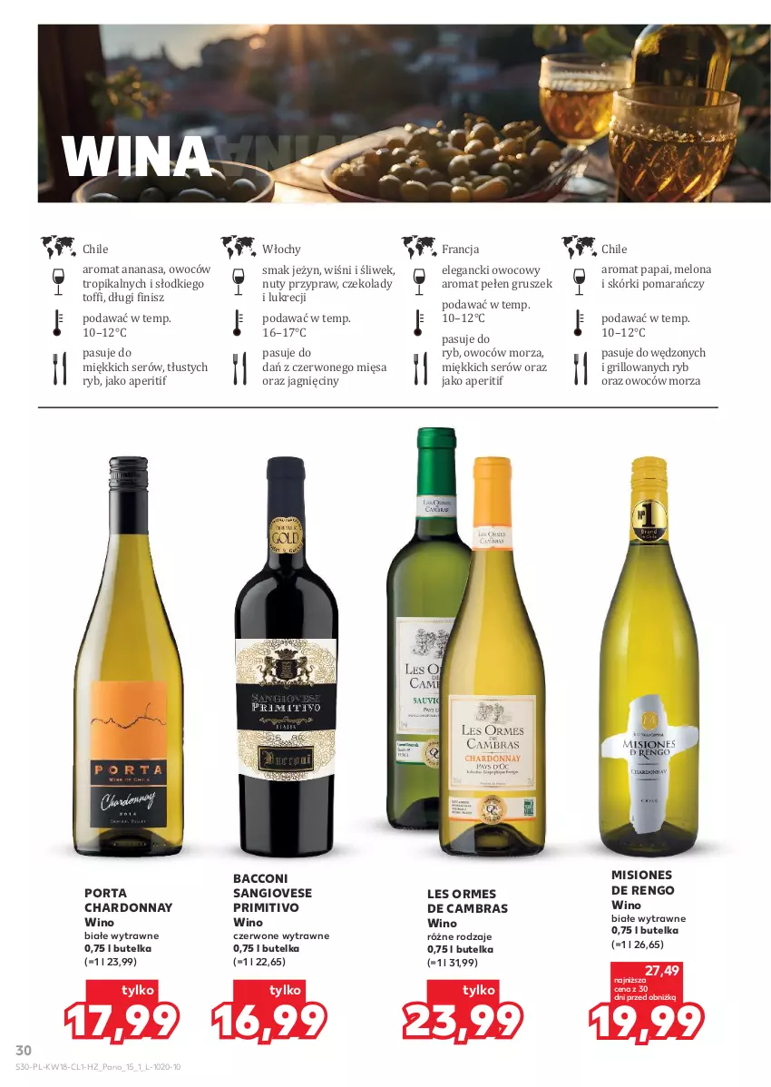 Gazetka promocyjna Kaufland - Barek Kauflandu - ważna 29.04 do 13.05.2026 - strona 30 - produkty: Ananas, Chardonnay, Grill, Melon, Nuty, Por, Ser, Wino, Wino białe, Wino czerwone