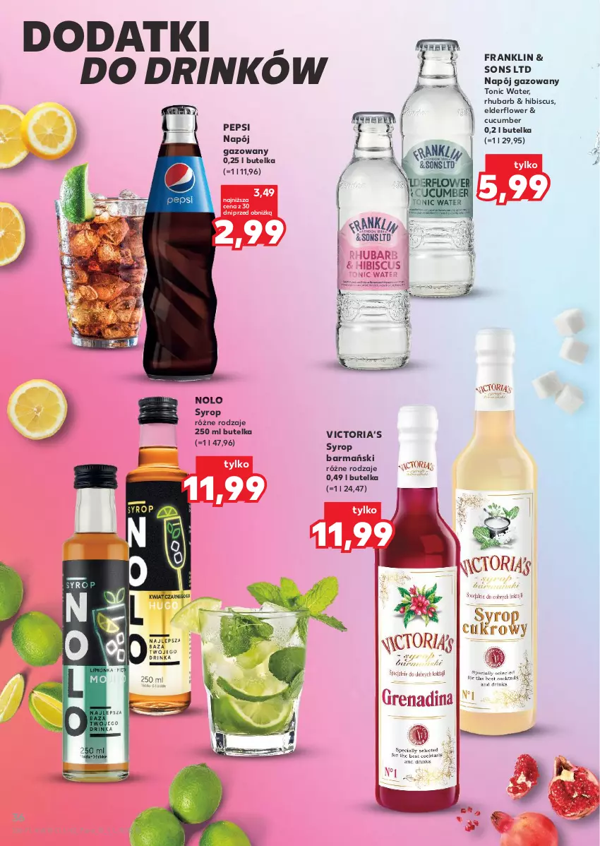 Gazetka promocyjna Kaufland - Barek Kauflandu - ważna 29.04 do 13.05.2026 - strona 36 - produkty: Napój, Napój gazowany, Pepsi, Syrop