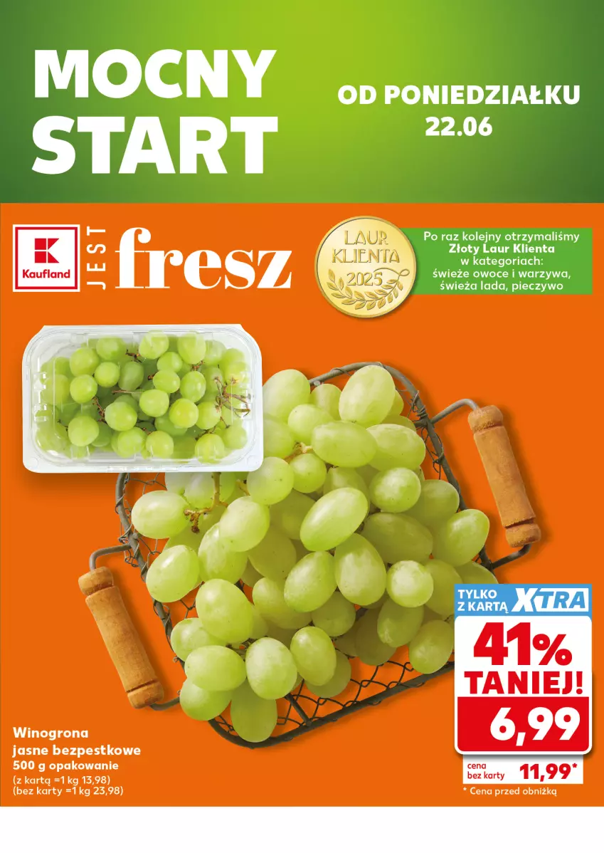 Gazetka promocyjna Kaufland - Mocny Start - ważna 22.06 do 24.06.2026 - strona 2 - produkty: Laur, Olej, Owoce, Piec, Pieczywo, Warzywa