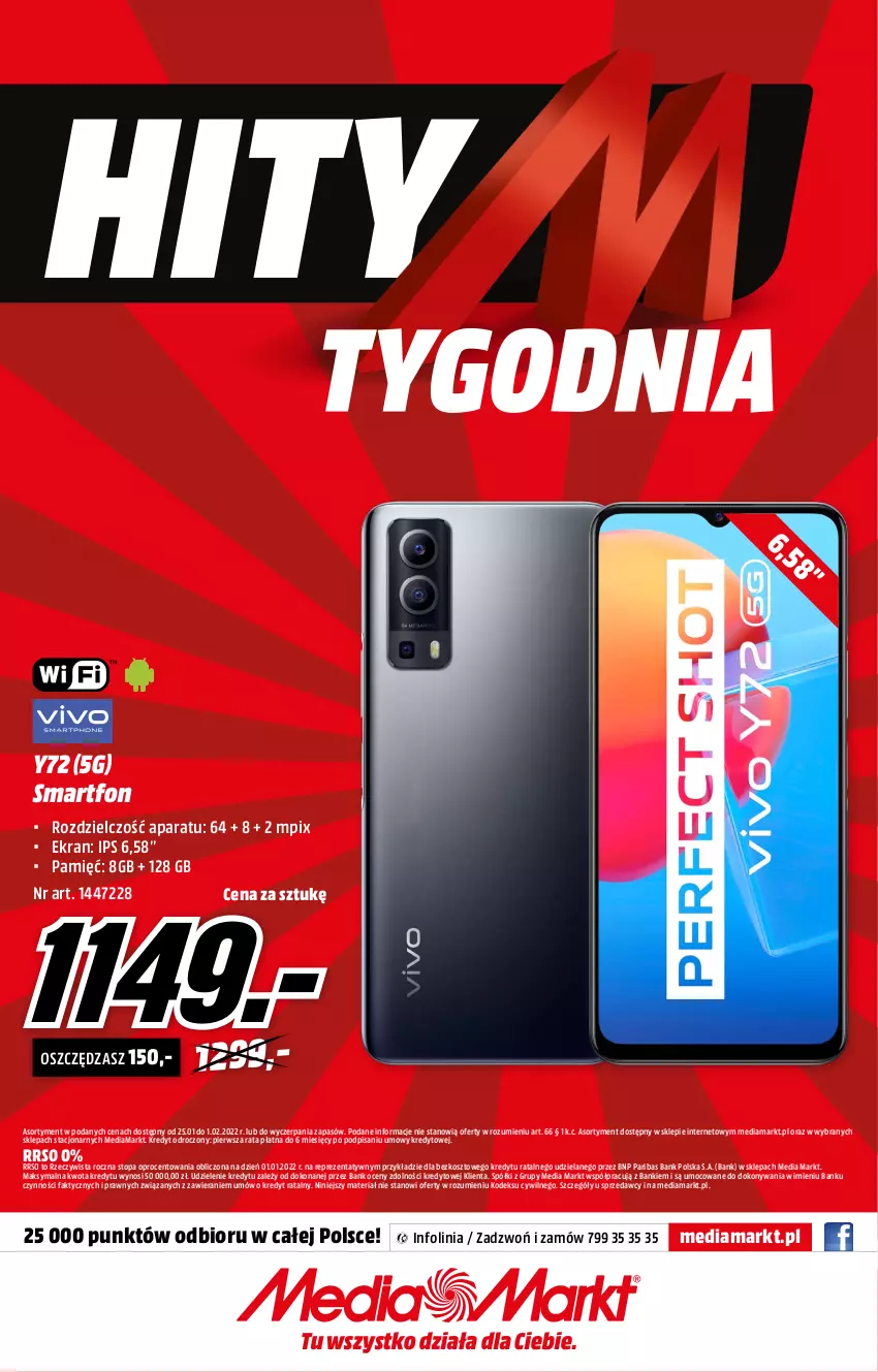 Gazetka promocyjna Media Markt - Gazetka Media Markt - ważna 25.01 do 01.02.2022 - strona 12 - produkty: Fa, Kosz, Smartfon, Sprzedawcy, Top