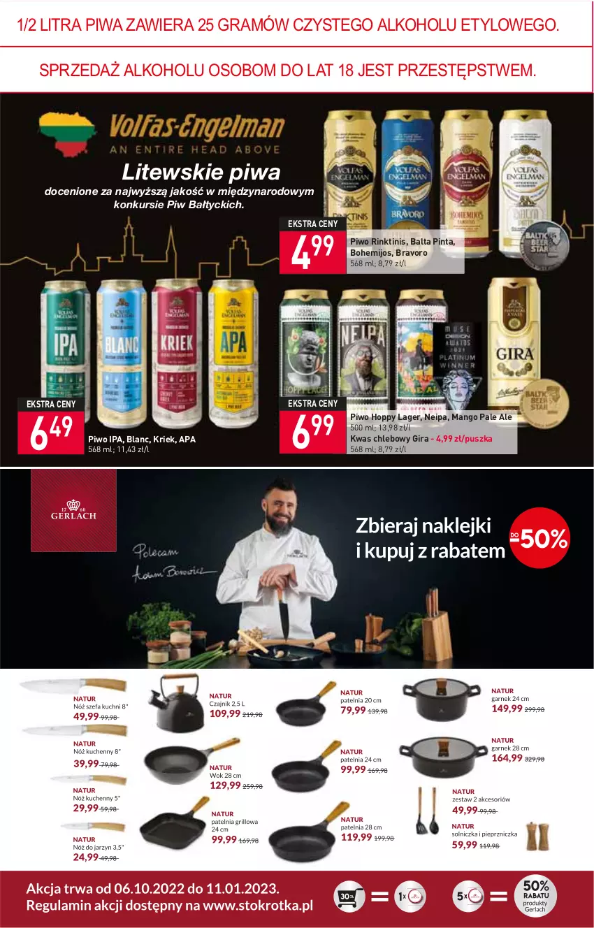 Gazetka promocyjna Stokrotka - Market - ważna 06.10 do 12.10.2022 - strona 10 - produkty: Chleb, Gra, Mango, Piwa, Piwo