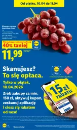 Gazetka promocyjna Lidl - Gazetka ważna od 9.04 do 11.04 - Gazetka - ważna od 11.04 do 11.04.2026 - strona 2 - produkty: Gra, Napoje, Winogrona, Znicz, Wino, Karmi
