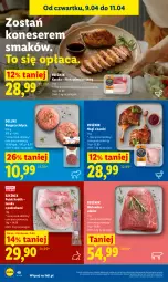 Gazetka promocyjna Lidl - Gazetka ważna od 9.04 do 11.04 - Gazetka - ważna od 11.04 do 11.04.2026 - strona 38 - produkty: Ser, Kaczka, Królik, Tusz, Burger, Wołowina