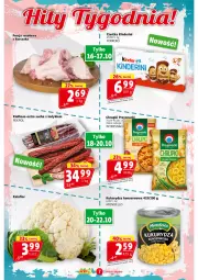 Gazetka promocyjna Prim Market - Gazetka - ważna od 22.10 do 22.10.2025 - strona 7 - produkty: Kurczak, Kalafior, Ciastka, Ser, Por, Pekpol, Kukurydza konserwowa, Chrupki, Dell, Ferrero, Kiełbasa, Kinder, Kukurydza