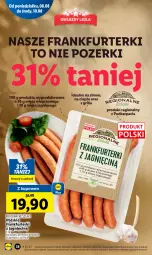 Gazetka promocyjna Lidl - GAZETKA - Gazetka - ważna od 10.08 do 10.08.2022 - strona 40 - produkty: Frankfurterki