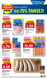 Gazetka promocyjna Lidl - GAZETKA - Gazetka - ważna od 10.08 do 10.08.2022 - strona 41 - produkty: Kurczak, Por, Salami, Filet z piersi kurczaka, Parówki, Szynka, PIKOK, Kiełbasa biała, Kiełbasa