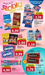 Gazetka promocyjna Lidl - GAZETKA - Gazetka - ważna od 10.08 do 10.08.2022 - strona 49 - produkty: Ciastka, Sok, Gra, Cukier, Rust, Kawa, Bounty, Czekolada mleczna, Czekolada, Baton, E. Wedel, Cukierki
