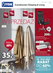Gazetka promocyjna Jysk - Oferta tygodnia - Gazetka - ważna od 08.02 do 08.02.2022 - strona 2 - produkty: Sok, Koc, Szal, Siatka, Krzesło, Biuro, Poduszka