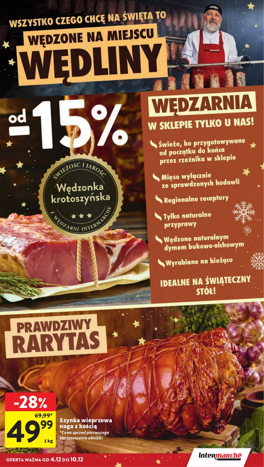 Gazetka promocyjna Intermarche - Gazeta promocyjna - ważna 04.12 do 10.12.2025 - strona 27 - produkty: Szynka, Szynka wieprzowa