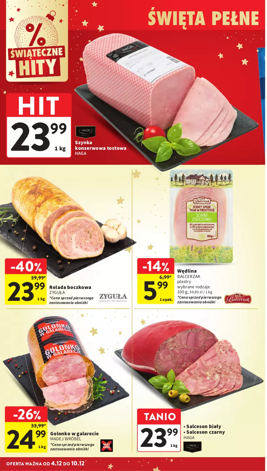 Gazetka promocyjna Intermarche - Gazeta promocyjna - ważna 04.12 do 10.12.2025 - strona 28 - produkty: Gala, Madej Wróbel, Rolada, Salceson, Ser, Szynka, Szynka konserwowa, Wędlina