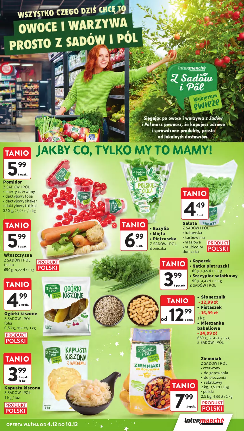 Gazetka promocyjna Intermarche - Gazeta promocyjna - ważna 04.12 do 10.12.2025 - strona 37 - produkty: Bazyl, Bazylia, Masło, Natka pietruszki, Piec, Pietruszka, Sałat