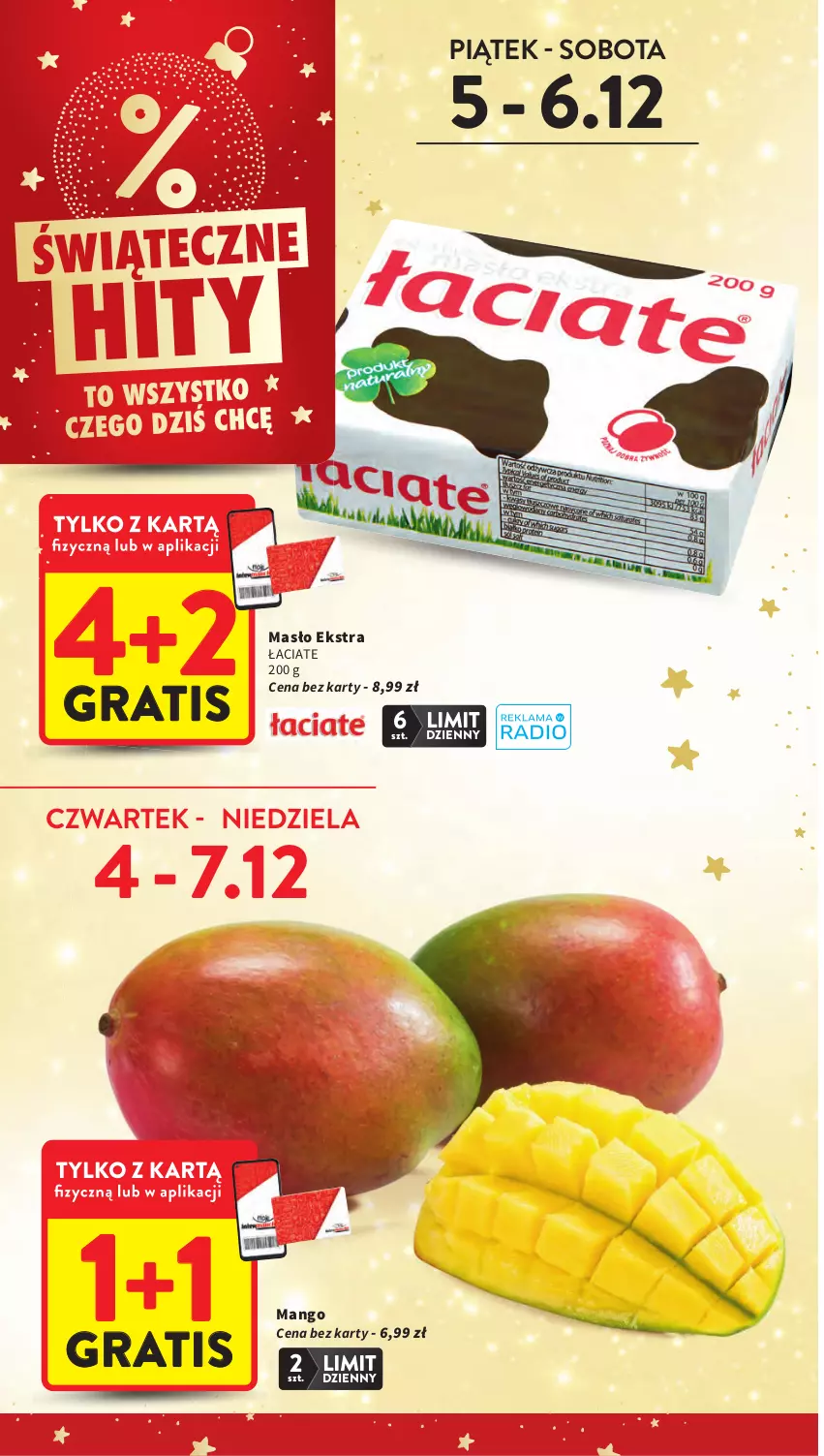 Gazetka promocyjna Intermarche - Gazeta promocyjna - ważna 04.12 do 10.12.2025 - strona 6 - produkty: Gra, Mango, Masło