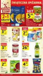 Gazetka promocyjna Intermarche - Gazeta promocyjna - Gazetka - ważna od 10.12 do 10.12.2025 - strona 44 - produkty: Lubella, Makaron, Ser, Ryż, Mus, Gra, Zupa, Bell, Chrupki, Sonko, Rolnik, Monini, Bella, Monster Munch, Knorr
