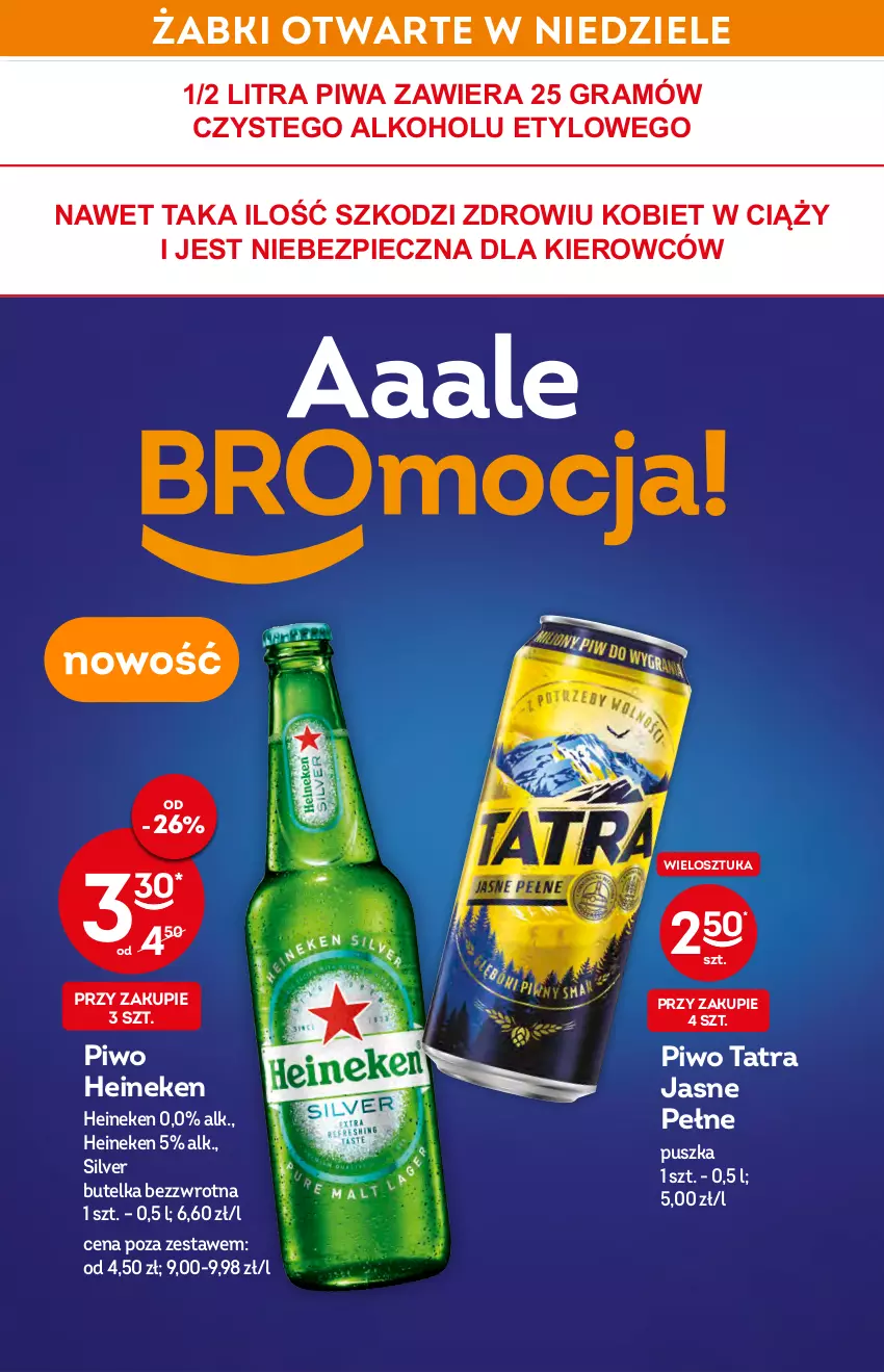 Gazetka promocyjna Żabka - ważna 23.03 do 29.03.2022 - strona 19 - produkty: Gra, Heineken, Piec, Piwa, Piwo, Tatra