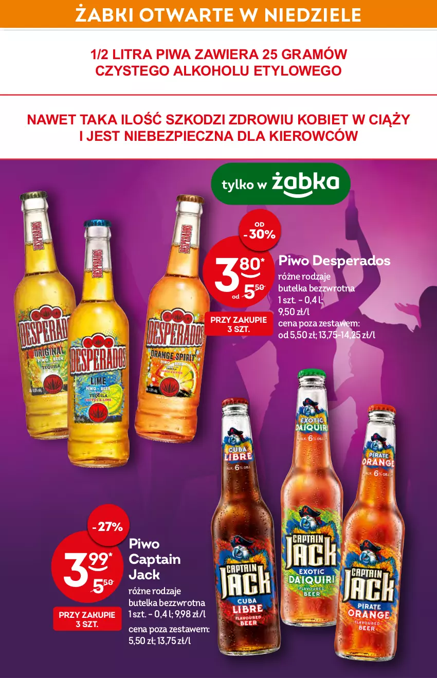 Gazetka promocyjna Żabka - ważna 23.03 do 29.03.2022 - strona 23 - produkty: Desperados, Gra, Piec, Piwa, Piwo