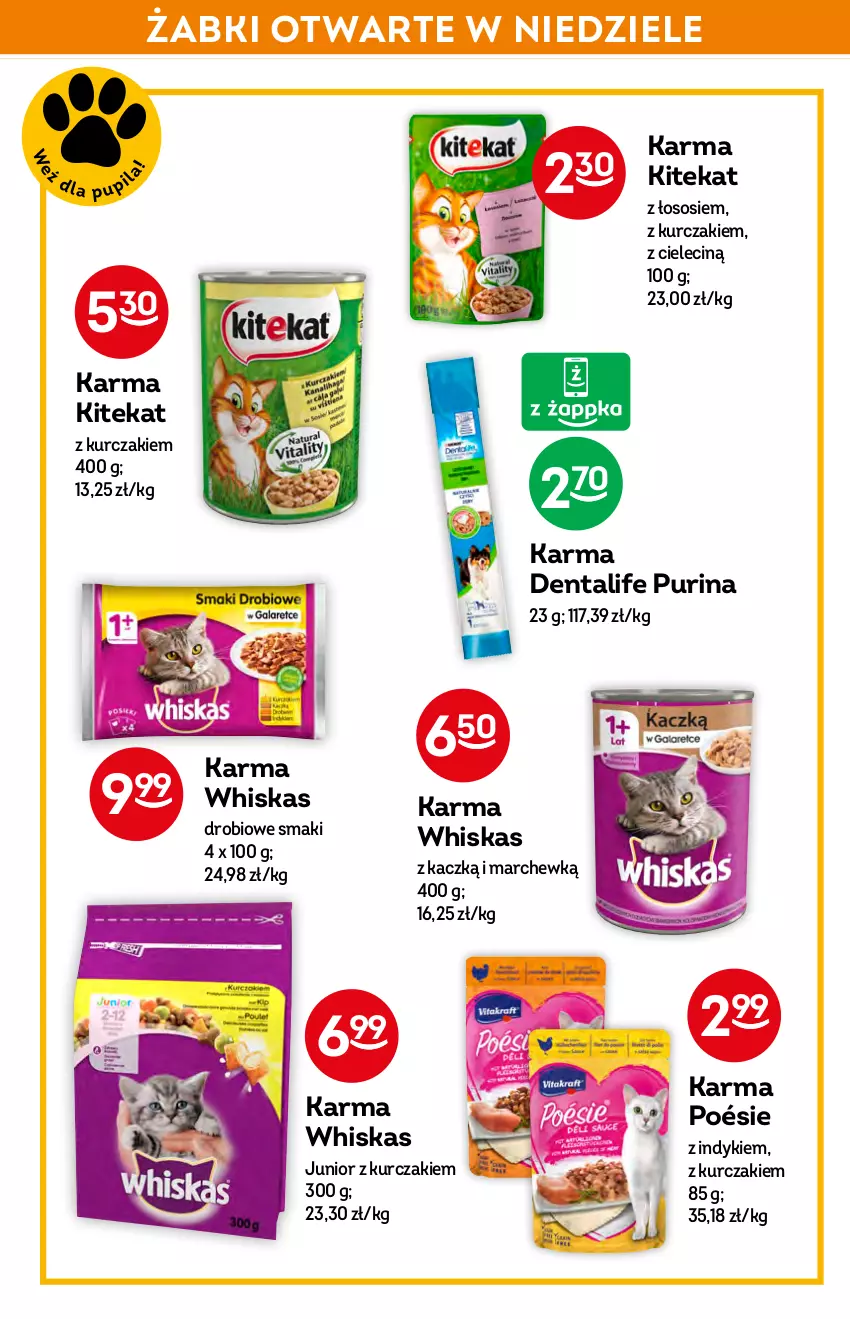 Gazetka promocyjna Żabka - ważna 23.03 do 29.03.2022 - strona 48 - produkty: KiteKat, Kurczak, Pur, Purina, Sos, Whiskas